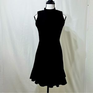 Caution To The Wind black pique dress size M w329900